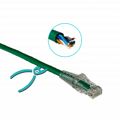 CPV-3F FURUKAWA 3mt Cat5e Verde U/UTP CM Latiguillo RJ45 Multilan 35103405