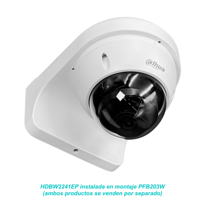 HDBW2241 DAHUA CAMARA DOMO 2MEGAPIXELES LENTE-FIJO-2,8mm IP67 IK10 ALIMENTACION-POE ALCANCE-INFRARROJO-30metros RANURA-MICROSD WIZSENSE