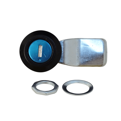 MS407 TIBOX Placa ciega circular para cuadro eléctrico Con-llave IP66
