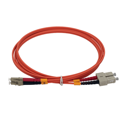 JFMLC2. 2 METROS LC-SC OM1 MULTIMODO MM DÚPLEX LATIGUILLO DE FIBRA 3MM 62.5/125UM