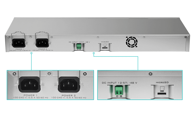 RB1100DX4 MIKROTIK Req-Cable 60GB-M.2 4-1,4GHz L6 13-1000 1GB MSD 2SATA Dual-PSU