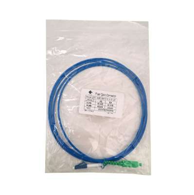 JBSAL2 LSZH Blindado 2mt LC/UPC-SC/APC SM Simplex Cable de Fibra Óptica 3.0mm 9/125um