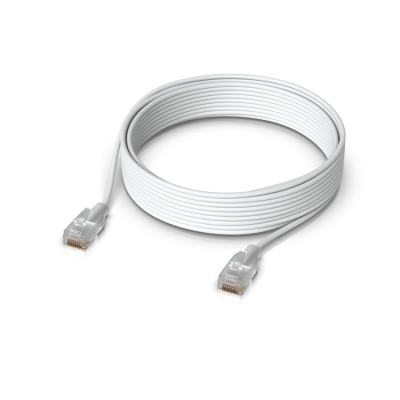 WEP-12 UBIQUITI Latiguillo de red Etherlighting Cat6 de 12 metros color blanco, modelo UACC-Cable-Patch-EL
