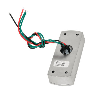 EX-803L ZK Pulsador de Salida N/A 30x81x24mm Placa Metálica de Superficie