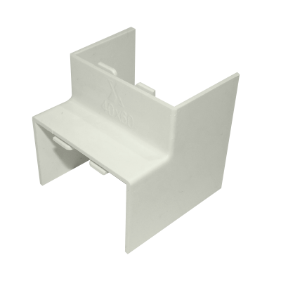 QN6L LINKCHIP 60x40mm Esquinero interno Blanco CCA-6040-AI. para Canaleta QN6W.