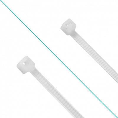 CV-22W 50-un 200x2,5mm Blanca Amarra Plastica Nylon 2.5x200mm
