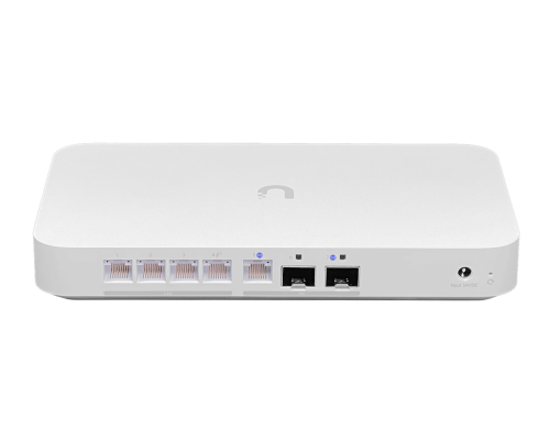 UXG-FIBER UBIQUITI 4-2500 1-10G 2-SFP+ IDS/IPS SD-WAN Gateway UniFi con-54V
