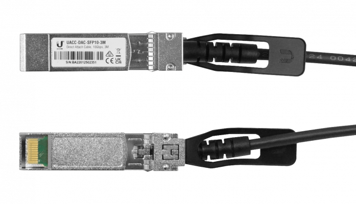 UDD-3. UBIQUITI Cable 3mt SFP+10Gbps Conexión Directa Cobre No-Activo UACC-DAC-SFP10-3M