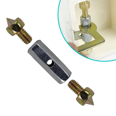 CHUQUI-REPA RESTAURADOR DE CAJA CHUQUI incluje/10 METAL/10 TORNILLO+LLAVES.