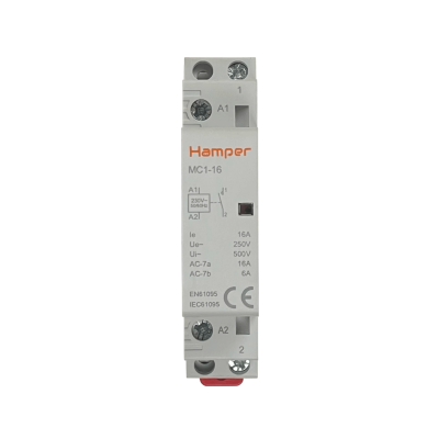 CONTA-16 HAMPER 16A Interruptor de Potencia Monofásico Modular 230/400V 1NA IP20 Homologado-SEC