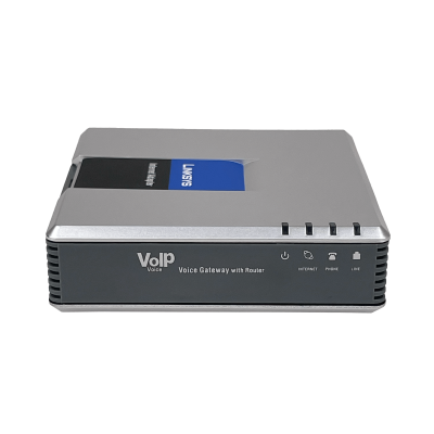 SPA3102 CISCO Adaptador Telefónico Analógico 1-Puerto-LAN 1-Enlace-WAN 1-Línea-FXO-RJ11 1-Teléfono-FXS-RJ11 Alimentación-5V