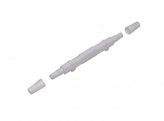 MUFA-DROP-01 Redondo Drop Cierre de Empalme unitario Blanco-PP requiere-Manguito de Empalme 12x102mm