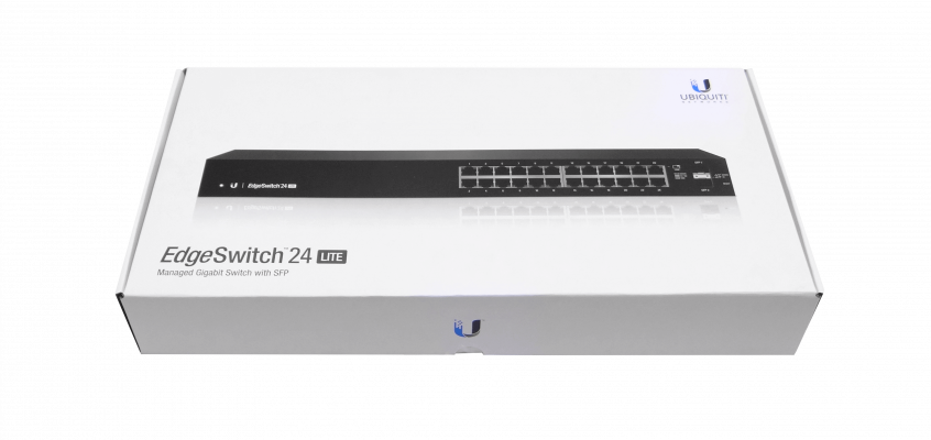 ES24-LITE UBIQUITI 24-1000 2-SFP RS232-RJ45 Conmutador Administrable Bastidor 220VAC/25VDC