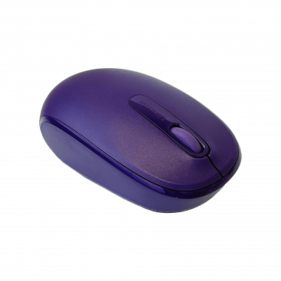 1850P Ratón inalámbrico USB color violeta/morado 2.4GHz, funciona con 1 pila AA
