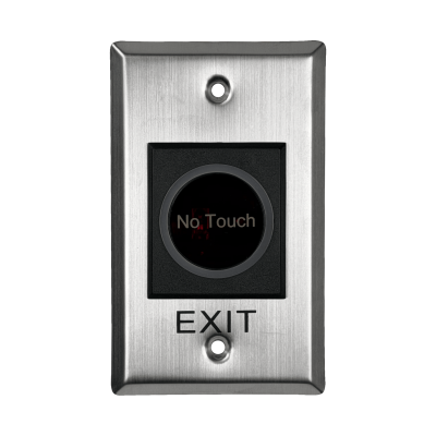 TLEB102 ZK Botón de activación con salida sin contacto 10cm No-Táctil Placa metálica 115x70mm IP65