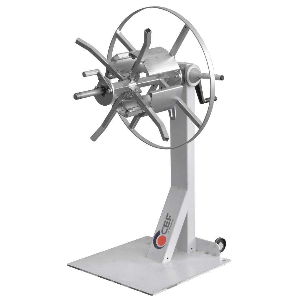 ASPO Soporte Carrete Max-150kg para Cable Fibra Óptica 1300x700x800mm