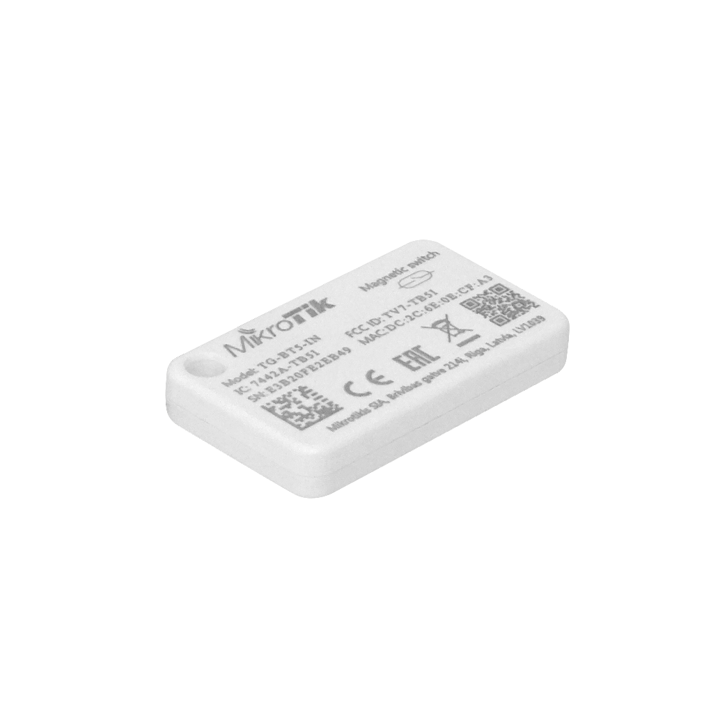 TG-BT5-IN MIKROTIK 220mAh Interno IP54 352kb Etiqueta Bluetooth5.2 p/BLE iBeacon