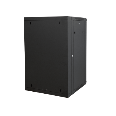RKD18-6L LINKMADE ARMARIO 18UNIDADES DOBLE-PUERTA-ABATIBLE 60CM-PROFUNDIDAD NEGRO INCLUYE-2UNIDADES