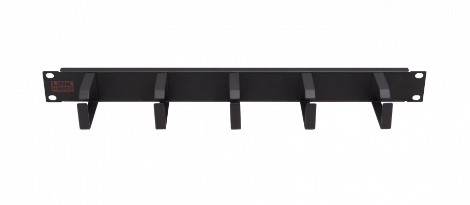 RAD-1G 1U-44mm Soportes Metálicos para Rack Ordenador Negro Fondo-79mm