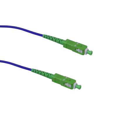 JBSAA5. LSZH No propagante de llama 5mt SC/APC-SC/APC SM Simplex LatiguilloFibra 3.0mm 9/125um
