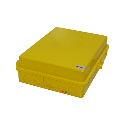 NP171406Y ALTELIX Caja de Poliéster Amarilla 432x355x152mm IP55 para Exteriores NEMA3 PC+ABS