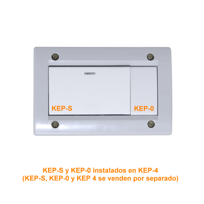 KEP-S KALOP Blanco Mecanismo Pulsador 2-contactos Interruptor 16A 250V requiere-marco/KEP-A KP40123