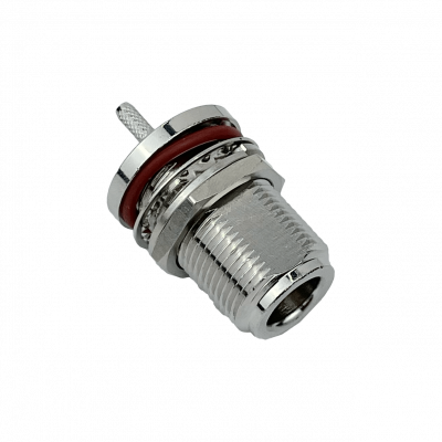 NH1E Conector Hembra Tipo N RG316 16mm-Diámetro para Panel Soldable Coaxial CA100