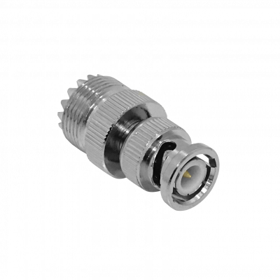 BMUH Conector-BNC-Macho UHF-Hembra/PL259-Hembra Adaptador Unión Coaxial