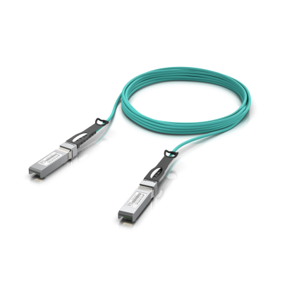 UA1-5 UBIQUITI 5 metros SFP+10Gbps Cable 3mm Fibra-Multimodo Directa UACC-AOC-SFP10-5M
