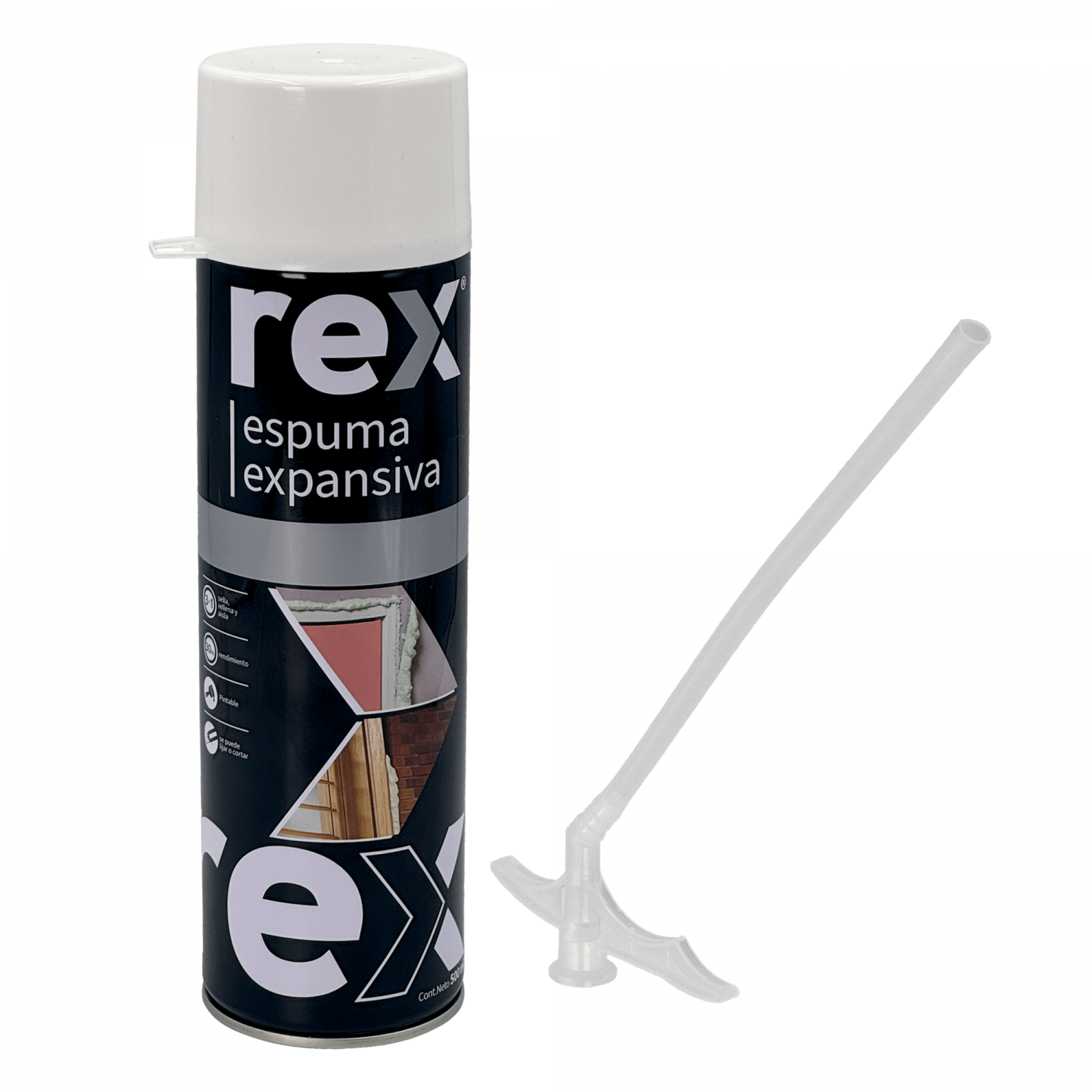 ESPUMA REX Espuma de Poliuretano Expansiva 500ml
