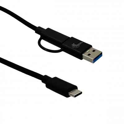 USBC-2MM XTECH Cable Híbrido USB-C a USB-C Macho/USB-A Macho 182cm USB2.0 XTC-532