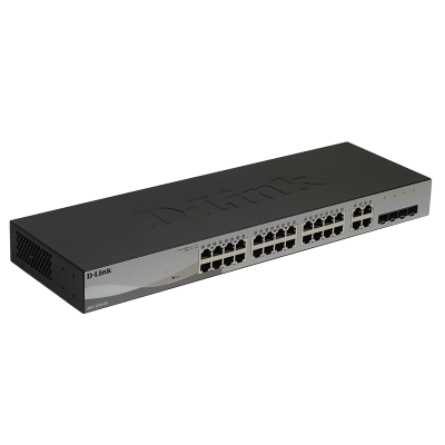 DGS-1210-28 D-LINK 24-1000 4-SFP Switch Smart Rack Fuente-Interna
