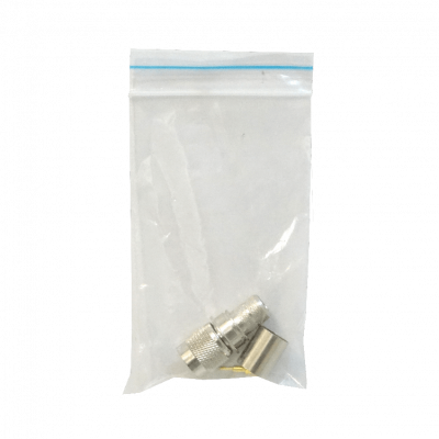 TM4C CA400 1 unidad Conector Macho TNC para Crimpar Línea-400