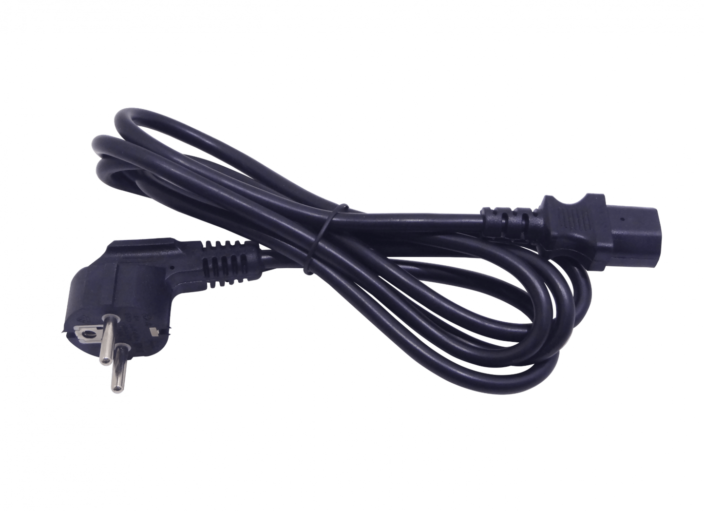 CSMC 1,2-1,8mt Schuko-Macho C13-Hembra Cable Poder Negro 6A 3x0,75mm2