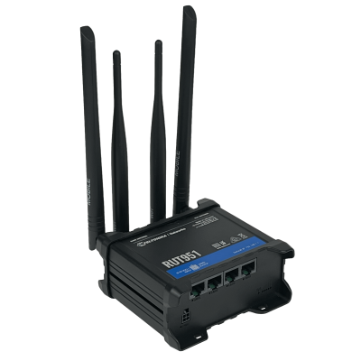 RUT951 TELTONIKA 4G/LTE Dual-Sim Router 2-.SMA 2-RPSMA 3-LAN 1-WAN