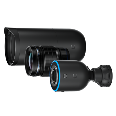 UVC-AI-DSLR UBIQUITI Óptica MZuiko-17mm Cilíndrica 8MP IPX5 Micrófono 1000 CámaraIP requiere-PoE+At