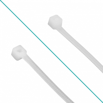 CV-32W 50-unidades Sujetacables Plástico Nylon Blanco 200x3,6mm Brida 3.6x200mm