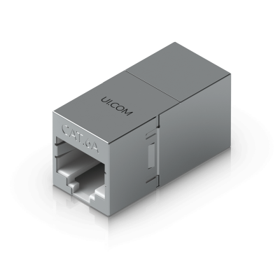 RJ45-CU UBIQUITI 1 Unidad Acoplador Cat6A RJ45 Blindado Hembra-Hembra Empalme