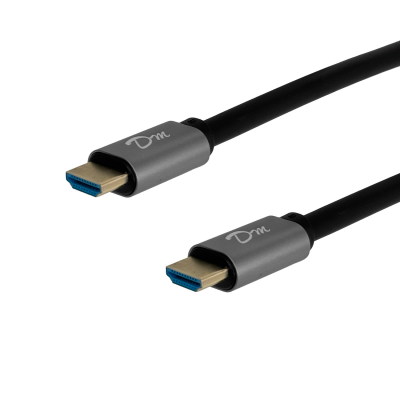 HDMI-10K Cable HDMI 10 metros 4K 60Hz 2160p Macho-Macho Negro v2.0 1000cm
