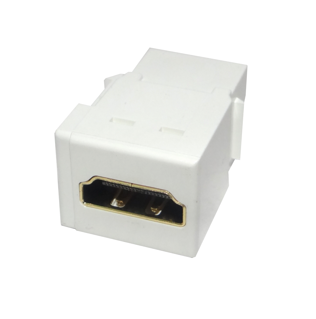 KHWL Adaptador Keystone HDMI Hembra-a-Hembra Color Blanco