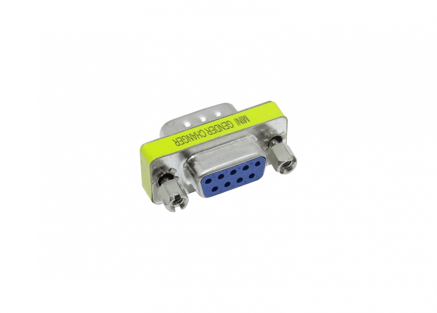 DB9-MH Adaptador de Conexión Serial DB9 Macho a Hembra sin Cable, Modelo DE-09/HM