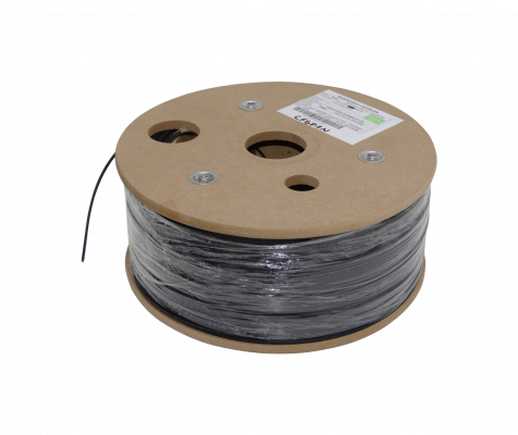 CFSP1N 1-Fibra-G652 Negra 500m DropCable Exterior FTTH SM LSZH 3x2mm