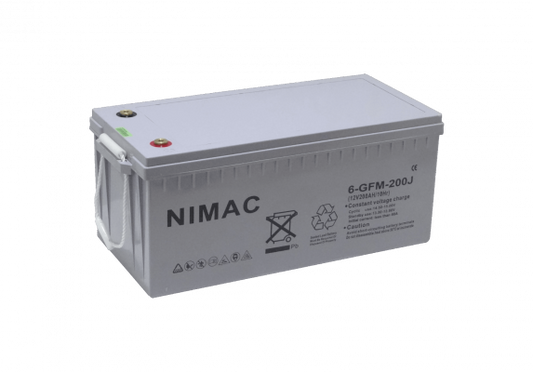 BTA12-200N NIMAC Acumulador 12V 200AMP Gel 12V200AH 6-GFM-200J
