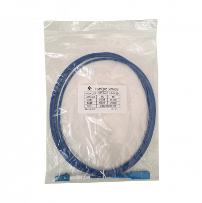 JBSLC2 LSZH Blindado 2mt LC-SC SM Simplex Latiguillo Fibra 3.0mm 9/125um