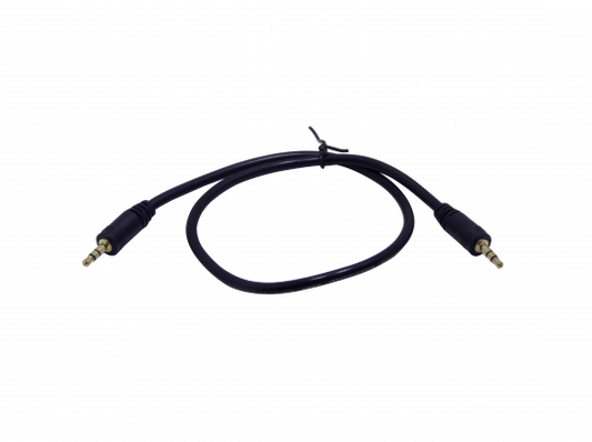 AUDIO-0.5M. Conector 3.5mm Macho-Macho Longitud 0.5 metros Cable Sonido Jack 1/8 50cm