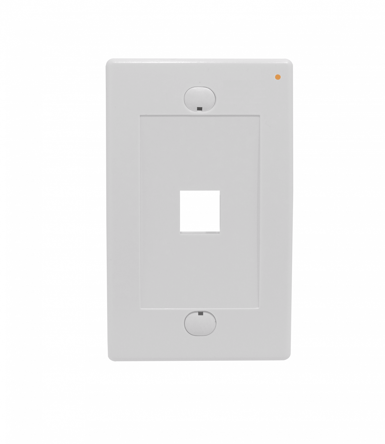 FP1WL LINKMADE Placa Frontal Vertical Blanca para 1 Keystone, Dimensiones 70x114mm