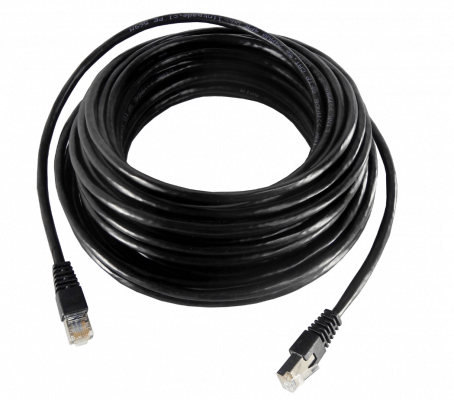 CPXN-150 LINKMADE EXT 15MT MULTIFILAR SF/UTP NEGRO CAT5E Cable Para Intemperie