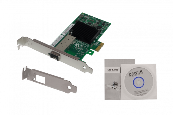 PCIE-1SFP LRLINK PCIe-x1 1-SFP 1G NIC LREC6220PF-SFP Placa para Servidor