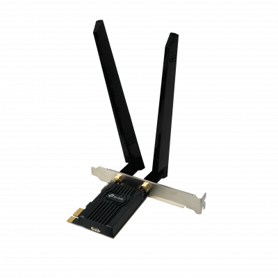 TX72E TP-LINK WiFi6E AXE5400 2,4/5/6GHz PCIExpress PCIe-x1 2-RPSMA Bluetooth-5.3
