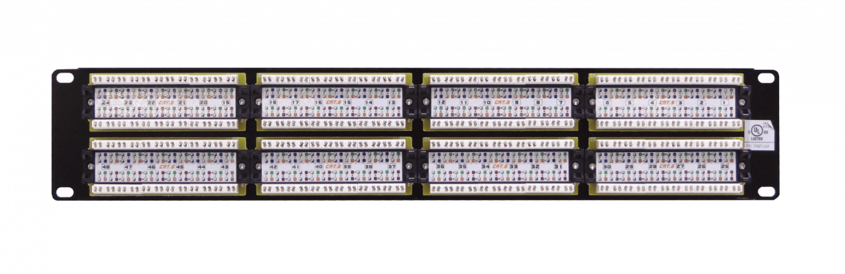 PP648L LINKMADE Panel de Conexión 48-RJ45 CAT6 UTP 2U CERTIFICADO UL